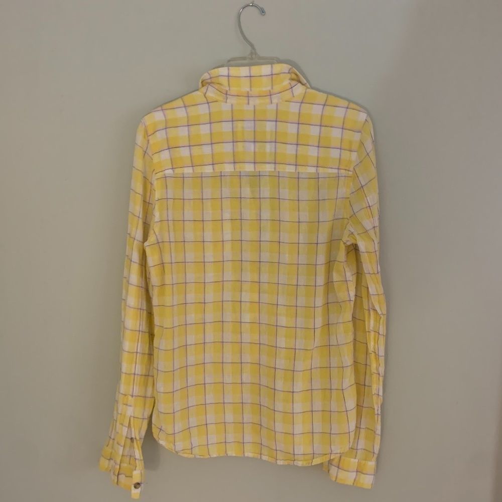 Abercrombie & Fitch Button Down Cotton/Linen Shirt - Picture 3 of 5